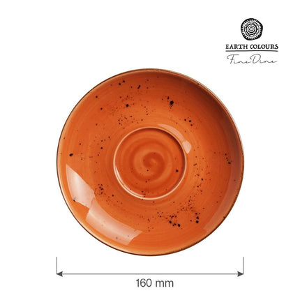 Dahlia cappuccino saucer, 160mm - hospitality