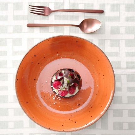 Dahlia deep coupe plate, 230mm - hospitality