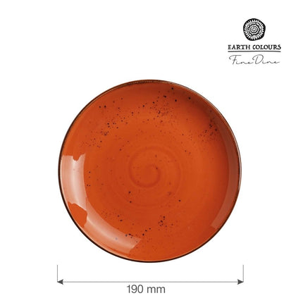 Dahlia flat plate, 190mm - hospitality