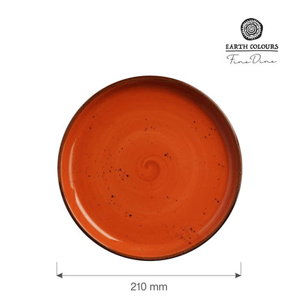 Dahlia high edge plate, 210mm - hospitality