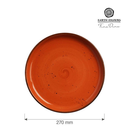 Dahlia high edge plate, 270mm - hospitality