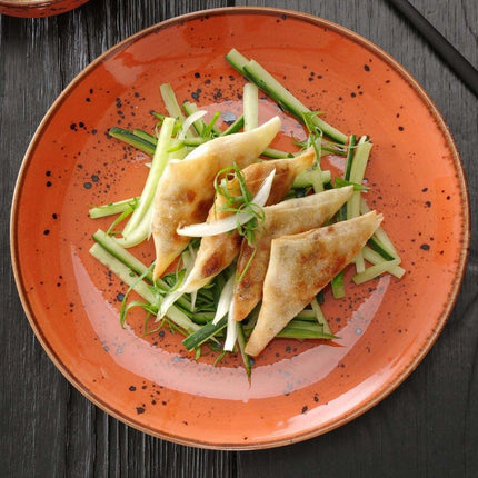 Dahlia organic shape plate, 350x210mm - hospitality