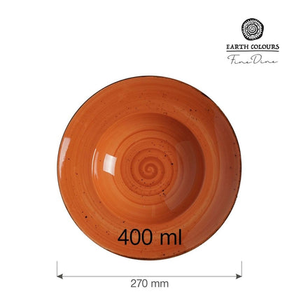 Dahlia pasta plate, 270mm - hospitality