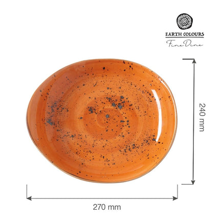 Dahlia presentation plate, 240x270mm - hospitality
