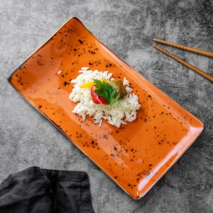 Dahlia serving plate, 215x120mm - hospitality
