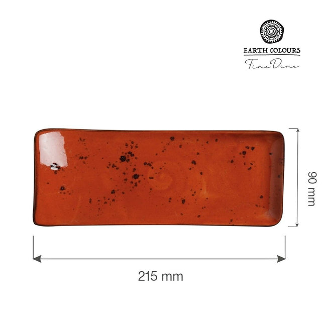 Dahlia serving plate, 215x90mm - hospitality