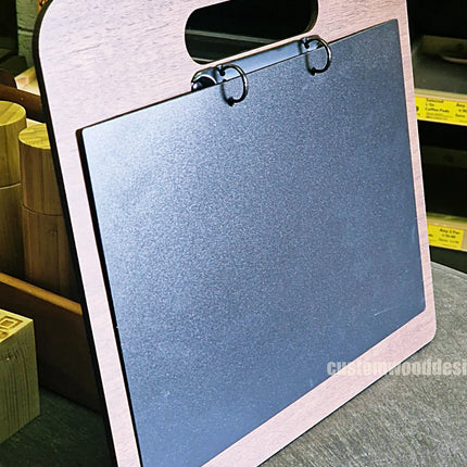 Set of 20 chalkboards with ring binders for A4-sized notes and menus, branded Securit, shown with rings and blank writable surfaces.