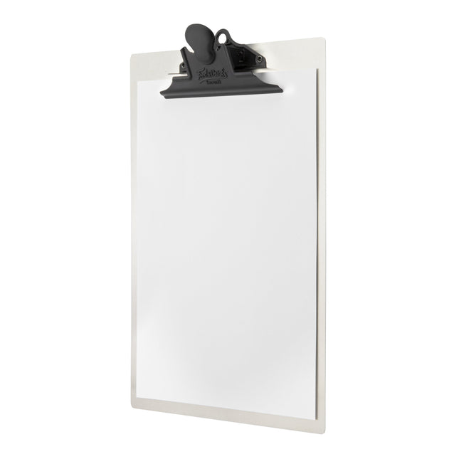 Set of 20 Securit metal clipboards, 33x23cm, with sturdy clips for secure paper holding, ideal for office or school use.