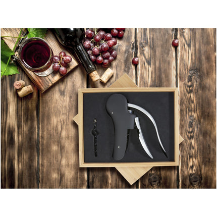 Corkscrew in bamboo box pack of 25 Custom Wood Designs __label: Multibuy default-title-corkscrew-in-bamboo-box-pack-of-25-53613611188567