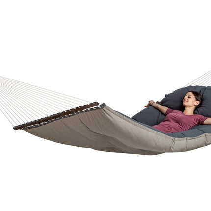 XXL Padded Double Hammock & Olymp Wooden Stand Set – photo 8