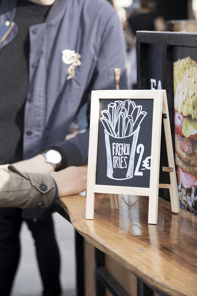 Mini Table Chalkboard - Plain Wood - Pack of 6 Custom Wood Designs __label: Multibuy default-title-mini-table-chalkboard-plain-wood-pack-of-6-53612405817687