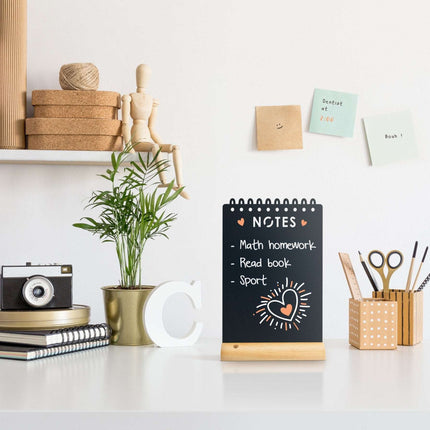 Notes Chalkboard Black - Pack of 6 Custom Wood Designs __label: Multibuy default-title-notes-chalkboard-black-pack-of-6-53612367053143