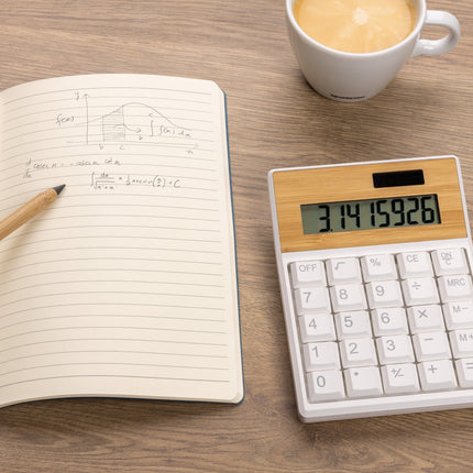 Wooden bamboo and recycled plastic calculator pack of 25 Custom Wood Designs __label: Multibuy default-title-wooden-bamboo-and-recycled-plastic-calculator-pack-of-25-53613187268951