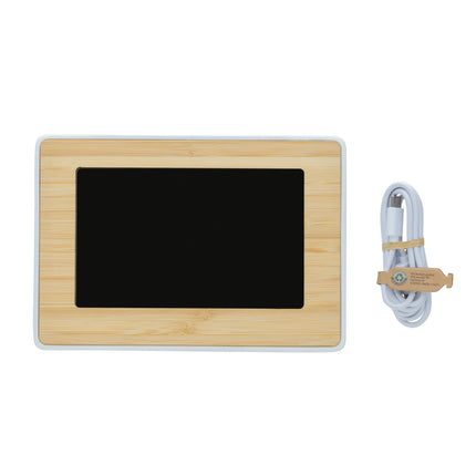 Wooden bamboo LED clock pack of 25 Custom Wood Designs __label: Multibuy default-title-wooden-bamboo-led-clock-pack-of-25-53613173965143