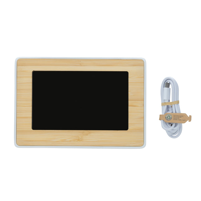 Wooden bamboo LED clock pack of 25 Custom Wood Designs __label: Multibuy default-title-wooden-bamboo-led-clock-pack-of-25-53613173965143