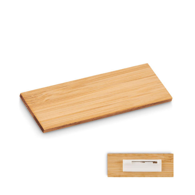 Wooden bamboo name tags pack of 150 Custom Wood Designs __label: Multibuy default-title-wooden-bamboo-name-tags-pack-of-150-53613209420119