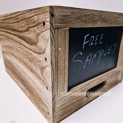 Wooden crate with chalkboard pack of 10 Securit __label: Multibuy default-title-wooden-crate-with-chalkboard-pack-of-10-53613141393751