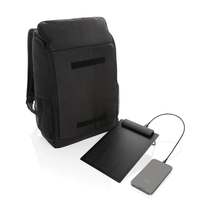 deluxe backpack with 5W solar panel - hospitality