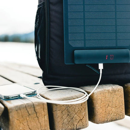 deluxe backpack with 5W solar panel - hospitality
