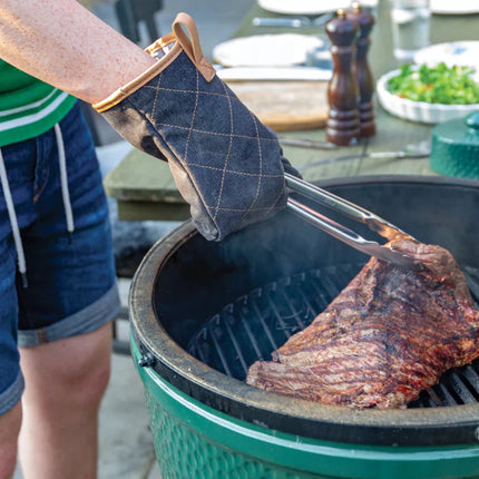 Deluxe canvas oven mitt - hospitality