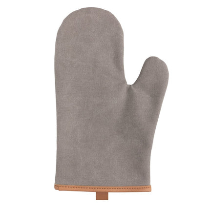 Deluxe canvas oven mitt - hospitality