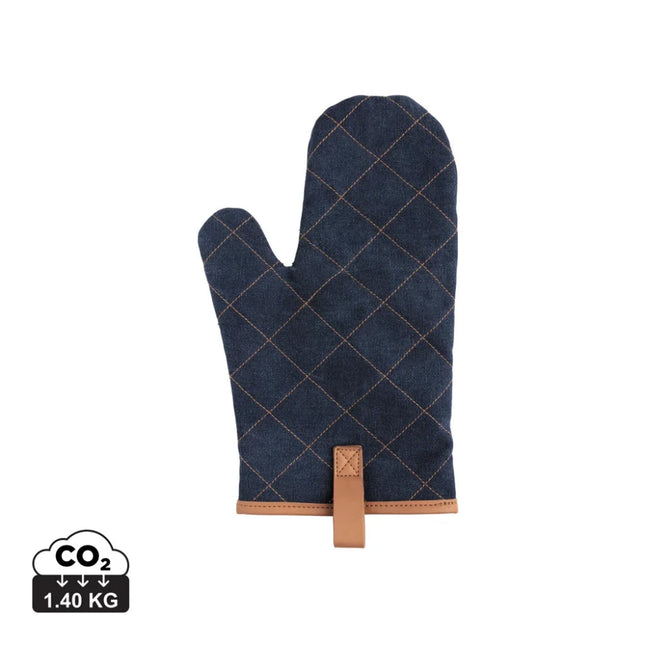 Deluxe canvas oven mitt - hospitality