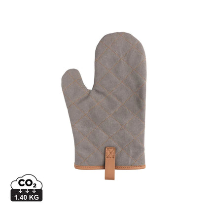 Deluxe canvas oven mitt - hospitality
