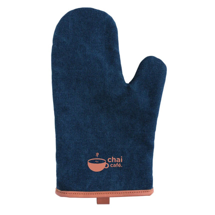 Deluxe canvas oven mitt - hospitality