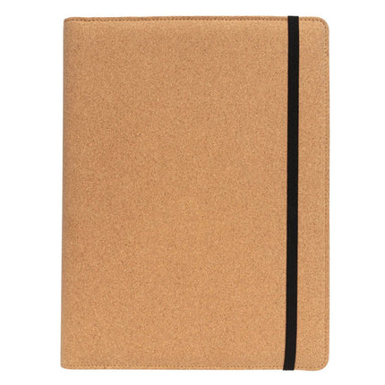 Deluxe cork portfolio A4 with pen - hospitality