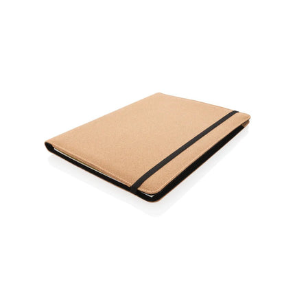 Deluxe cork portfolio A4 with pen - hospitality