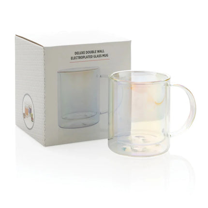 Deluxe double wall electroplated mug - hospitality