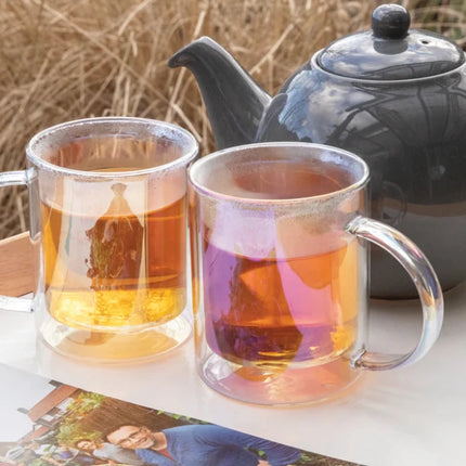 Deluxe double wall electroplated mug - hospitality