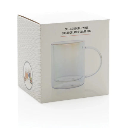 Deluxe double wall electroplated mug - hospitality