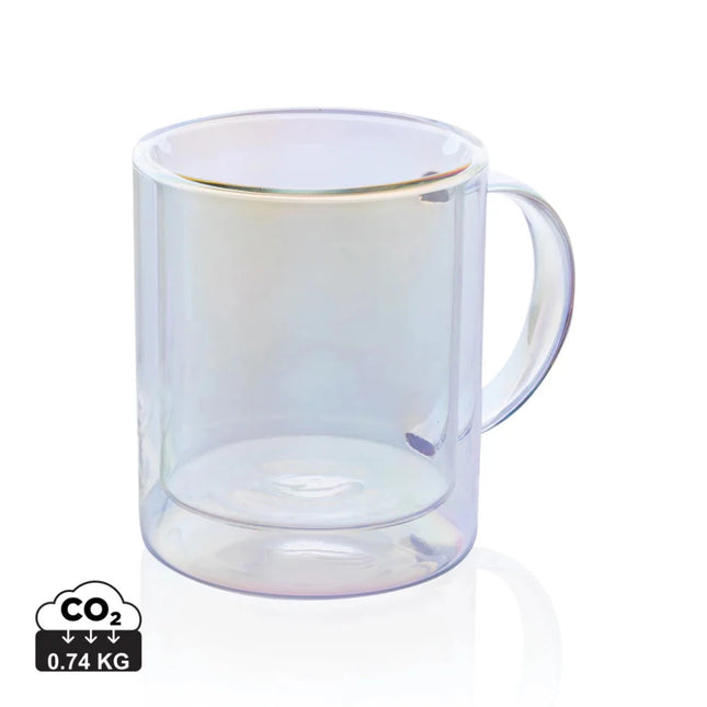 Deluxe double wall electroplated mug - hospitality