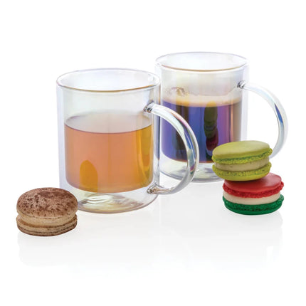 Deluxe double wall electroplated mug - hospitality