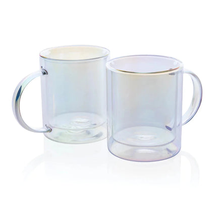 Deluxe double wall electroplated mug - hospitality