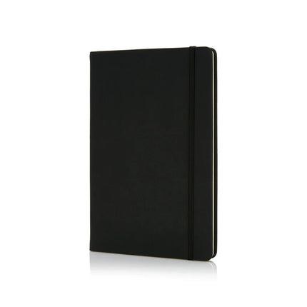 Deluxe hardcover PU A5 notebook - hospitality