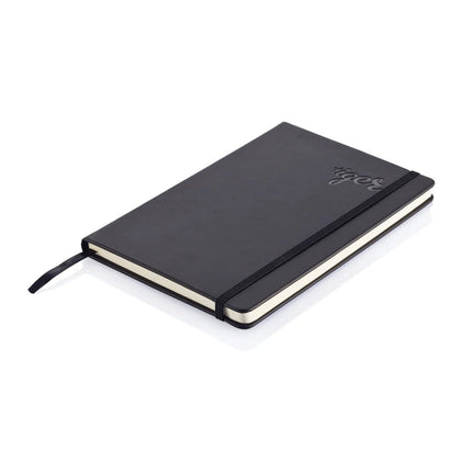 Deluxe hardcover PU A5 notebook - hospitality