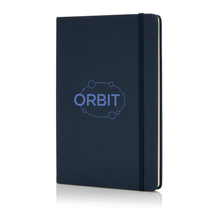 Deluxe hardcover PU A5 notebook - hospitality