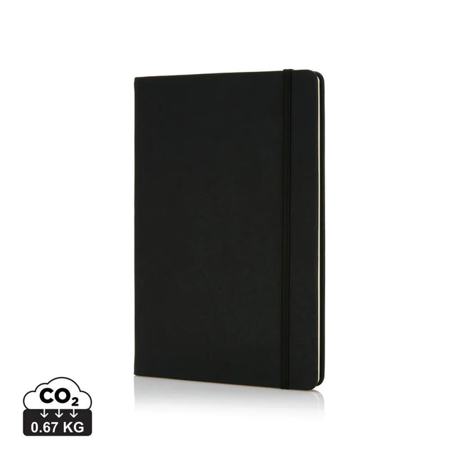 Deluxe hardcover PU A5 notebook - hospitality