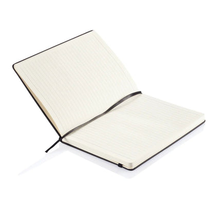 Deluxe hardcover PU A5 notebook - hospitality