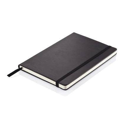 Deluxe hardcover PU A5 notebook - hospitality