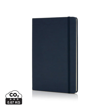 Deluxe hardcover PU A5 notebook - hospitality