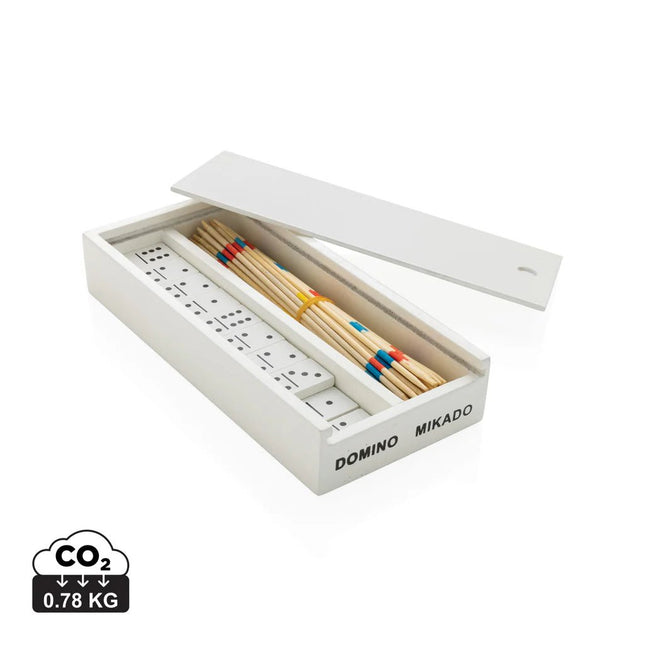 Deluxe mikado/domino in wooden box - hospitality