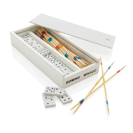 Deluxe mikado/domino in wooden box - hospitality
