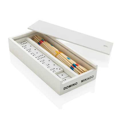 Deluxe mikado/domino in wooden box - hospitality
