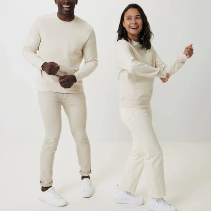 Denal recycled cotton crew neck undyed - hospitality