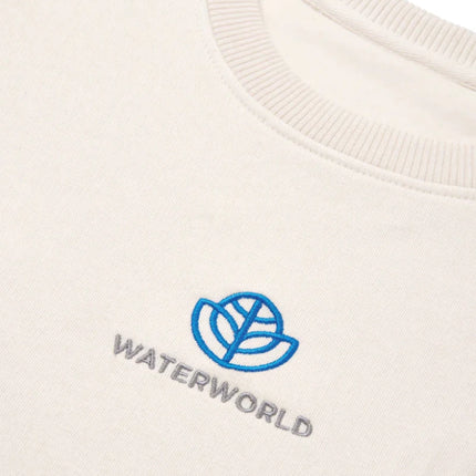 Denal recycled cotton crew neck undyed - hospitality