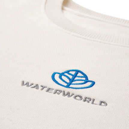 Denal recycled cotton crew neck undyed - hospitality