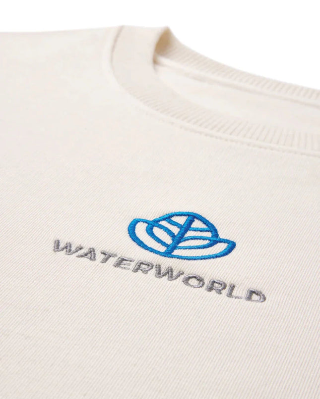 Denal recycled cotton crew neck undyed - hospitality